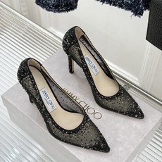Jimmy Choo/吉米周26WF新品 网纱水钻侧空细跟高跟鞋婚鞋 网纱晕开朦胧柔光 水钻渐变随步摇曳 侧空衬得脚踝纤 Jimmy Choo/吉米周26WF新品 网纱水钻侧空细跟高跟鞋婚鞋 网纱晕开朦胧柔光 水钻渐变随步摇曳 侧空衬得脚踝纤