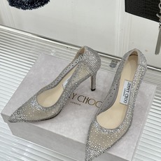 Jimmy Choo/吉米周26WF新品 网纱水钻侧空细跟高跟鞋婚鞋 网纱晕开朦胧柔光 水钻渐变随步摇曳 侧空衬得脚踝纤 Jimmy Choo/吉米周26WF新品 网纱水钻侧空细跟高跟鞋婚鞋 网纱晕开朦胧柔光 水钻渐变随步摇曳 侧空衬得脚踝纤