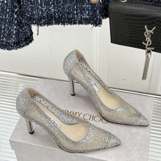 Jimmy Choo/吉米周26WF新品 网纱水钻侧空细跟高跟鞋婚鞋 网纱晕开朦胧柔光 水钻渐变随步摇曳 侧空衬得脚踝纤 Jimmy Choo/吉米周26WF新品 网纱水钻侧空细跟高跟鞋婚鞋 网纱晕开朦胧柔光 水钻渐变随步摇曳 侧空衬得脚踝纤