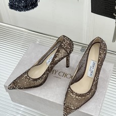 Jimmy Choo/吉米周26WF新品 网纱水钻侧空细跟高跟鞋婚鞋 网纱晕开朦胧柔光 水钻渐变随步摇曳 侧空衬得脚踝纤 Jimmy Choo/吉米周26WF新品 网纱水钻侧空细跟高跟鞋婚鞋 网纱晕开朦胧柔光 水钻渐变随步摇曳 侧空衬得脚踝纤