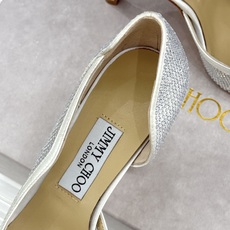 Jimmy Choo/吉米周26WF新品 水晶饰网眼布高跟鞋婚鞋 网眼布缀满细碎水晶 侧空衬得脚踝纤细 细跟托出优雅感 Jimmy Choo/吉米周26WF新品 水晶饰网眼布高跟鞋婚鞋 网眼布缀满细碎水晶 侧空衬得脚踝纤细 细跟托出优雅感