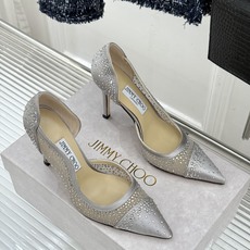 Jimmy Choo/吉米周26WF新品 网纱水钻侧空细跟高跟鞋婚鞋 网纱晕开柔雾感 水钻细碎闪着星光 侧空勾勒精致脚踝 Jimmy Choo/吉米周26WF新品 网纱水钻侧空细跟高跟鞋婚鞋 网纱晕开柔雾感 水钻细碎闪着星光 侧空勾勒精致脚踝