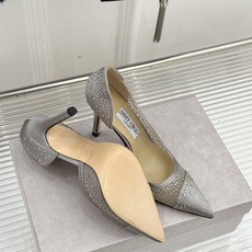 Jimmy Choo/吉米周26WF新品 网纱水钻侧空细跟高跟鞋婚鞋 网纱晕开柔雾感 水钻细碎闪着星光 侧空勾勒精致脚踝 Jimmy Choo/吉米周26WF新品 网纱水钻侧空细跟高跟鞋婚鞋 网纱晕开柔雾感 水钻细碎闪着星光 侧空勾勒精致脚踝