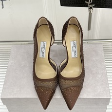 Jimmy Choo/吉米周26WF新品 网纱水钻侧空细跟高跟鞋婚鞋 网纱晕开柔雾感 水钻细碎闪着星光 侧空勾勒精致脚踝 Jimmy Choo/吉米周26WF新品 网纱水钻侧空细跟高跟鞋婚鞋 网纱晕开柔雾感 水钻细碎闪着星光 侧空勾勒精致脚踝