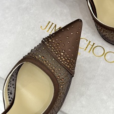 Jimmy Choo/吉米周26WF新品 网纱水钻侧空细跟高跟鞋婚鞋 网纱晕开柔雾感 水钻细碎闪着星光 侧空勾勒精致脚踝 Jimmy Choo/吉米周26WF新品 网纱水钻侧空细跟高跟鞋婚鞋 网纱晕开柔雾感 水钻细碎闪着星光 侧空勾勒精致脚踝