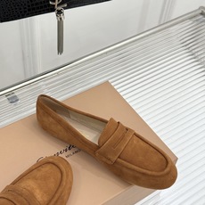 Gianvito Rossi 26WF新品 麂皮复古平底乐福鞋 麂皮复古自带高级肌理 平底软弹久走不累 一脚蹬穿脱超省心 Gianvito Rossi 26WF新品 麂皮复古平底乐福鞋 麂皮复古自带高级肌理 平底软弹久走不累 一脚蹬穿脱超省心