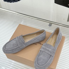 Gianvito Rossi 26WF新品 麂皮复古平底乐福鞋 麂皮复古自带高级肌理 平底软弹久走不累 一脚蹬穿脱超省心 Gianvito Rossi 26WF新品 麂皮复古平底乐福鞋 麂皮复古自带高级肌理 平底软弹久走不累 一脚蹬穿脱超省心