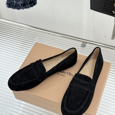 Gianvito Rossi 26WF新品 麂皮复古平底乐福鞋 麂皮复古自带高级肌理 平底软弹久走不累 一脚蹬穿脱超省心 Gianvito Rossi 26WF新品 麂皮复古平底乐福鞋 麂皮复古自带高级肌理 平底软弹久走不累 一脚蹬穿脱超省心
