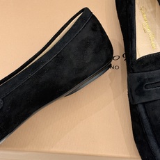 Gianvito Rossi 26WF新品 麂皮复古平底乐福鞋 麂皮复古自带高级肌理 平底软弹久走不累 一脚蹬穿脱超省心 Gianvito Rossi 26WF新品 麂皮复古平底乐福鞋 麂皮复古自带高级肌理 平底软弹久走不累 一脚蹬穿脱超省心