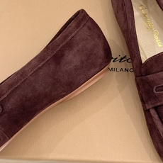 Gianvito Rossi 26WF新品 麂皮复古平底乐福鞋 麂皮复古自带高级肌理 平底软弹久走不累 一脚蹬穿脱超省心 Gianvito Rossi 26WF新品 麂皮复古平底乐福鞋 麂皮复古自带高级肌理 平底软弹久走不累 一脚蹬穿脱超省心