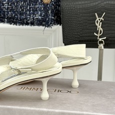 Jimmy Choo/吉米周26WF新品 尖头猫跟凉鞋 尖头秒拉腿部线条 猫跟稳当久穿不累脚 后绊带贴合纤细脚踝 细带勾 Jimmy Choo/吉米周26WF新品 尖头猫跟凉鞋 尖头秒拉腿部线条 猫跟稳当久穿不累脚 后绊带贴合纤细脚踝 细带勾