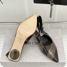 Jimmy Choo/吉米周26WF新品 尖头猫跟凉鞋 尖头秒拉腿部线条 猫跟稳当久穿不累脚 后绊带贴合纤细脚踝 细带勾 Jimmy Choo/吉米周26WF新品 尖头猫跟凉鞋 尖头秒拉腿部线条 猫跟稳当久穿不累脚 后绊带贴合纤细脚踝 细带勾