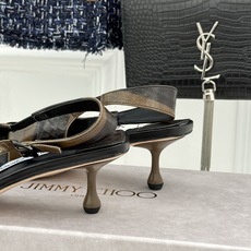Jimmy Choo/吉米周26WF新品 尖头猫跟凉鞋 尖头秒拉腿部线条 猫跟稳当久穿不累脚 后绊带贴合纤细脚踝 细带勾 Jimmy Choo/吉米周26WF新品 尖头猫跟凉鞋 尖头秒拉腿部线条 猫跟稳当久穿不累脚 后绊带贴合纤细脚踝 细带勾
