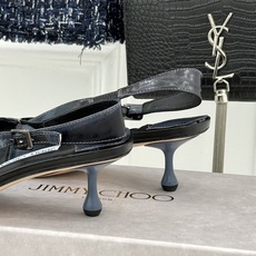 Jimmy Choo/吉米周26WF新品 尖头猫跟凉鞋 尖头秒拉腿部线条 猫跟稳当久穿不累脚 后绊带贴合纤细脚踝 细带勾 Jimmy Choo/吉米周26WF新品 尖头猫跟凉鞋 尖头秒拉腿部线条 猫跟稳当久穿不累脚 后绊带贴合纤细脚踝 细带勾