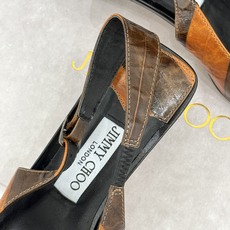 Jimmy Choo/吉米周26WF新品 尖头猫跟凉鞋 尖头秒拉腿部线条 猫跟稳当久穿不累脚 后绊带贴合纤细脚踝 细带勾 Jimmy Choo/吉米周26WF新品 尖头猫跟凉鞋 尖头秒拉腿部线条 猫跟稳当久穿不累脚 后绊带贴合纤细脚踝 细带勾