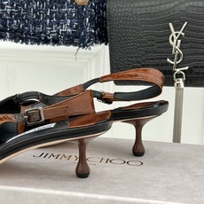 Jimmy Choo/吉米周26WF新品 尖头猫跟凉鞋 尖头秒拉腿部线条 猫跟稳当久穿不累脚 后绊带贴合纤细脚踝 细带勾 Jimmy Choo/吉米周26WF新品 尖头猫跟凉鞋 尖头秒拉腿部线条 猫跟稳当久穿不累脚 后绊带贴合纤细脚踝 细带勾