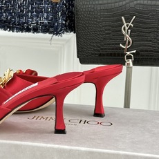 Jimmy Choo/吉米周26WF新品 金属花朵方头高跟拖鞋 金属花缀着细碎钻光 方头廓形利落又摩登 小羊皮内里软润又 Jimmy Choo/吉米周26WF新品 金属花朵方头高跟拖鞋 金属花缀着细碎钻光 方头廓形利落又摩登 小羊皮内里软润又