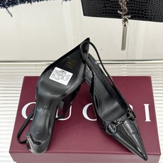 Gucci/古驰26WF新品Donna系列 马衔扣尖头高跟鞋凉鞋 经典马衔扣缀鞋面 尖头线条修饰纤细脚型 细跟拉长腿型比 Gucci/古驰26WF新品Donna系列 马衔扣尖头高跟鞋凉鞋 经典马衔扣缀鞋面 尖头线条修饰纤细脚型 细跟拉长腿型比