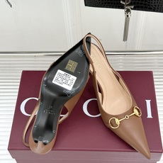 Gucci/古驰26WF新品Donna系列 马衔扣尖头高跟鞋凉鞋 经典马衔扣缀鞋面 尖头线条修饰纤细脚型 细跟拉长腿型比 Gucci/古驰26WF新品Donna系列 马衔扣尖头高跟鞋凉鞋 经典马衔扣缀鞋面 尖头线条修饰纤细脚型 细跟拉长腿型比