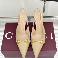 Gucci/古驰26WF新品Donna系列 马衔扣尖头高跟鞋凉鞋 经典马衔扣缀鞋面 尖头线条修饰纤细脚型 细跟拉长腿型比 Gucci/古驰26WF新品Donna系列 马衔扣尖头高跟鞋凉鞋 经典马衔扣缀鞋面 尖头线条修饰纤细脚型 细跟拉长腿型比