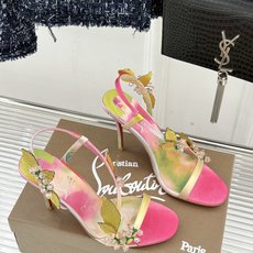 ChristinLouboutin/CL26WF新品 彩色水晶叶子装饰细跟高跟凉鞋 叶形彩晶缀着细碎流光 细跟撑起明艳女 ChristinLouboutin/CL26WF新品 彩色水晶叶子装饰细跟高跟凉鞋 叶形彩晶缀着细碎流光 细跟撑起明艳女