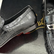 男码+20 ChristinLouboutin/CL26WF新品 复古褶皱英伦乐情侣款福鞋 金属扣自带奢牌锋芒 手工褶皱 男码+20 ChristinLouboutin/CL26WF新品 复古褶皱英伦乐情侣款福鞋 金属扣自带奢牌锋芒 手工褶皱