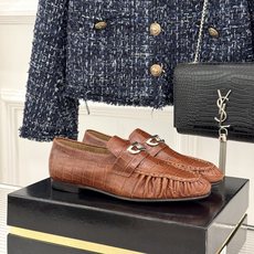 男码+20 ChristinLouboutin/CL26WF新品 复古褶皱英伦乐情侣款福鞋 金属扣自带奢牌锋芒 手工褶皱 男码+20 ChristinLouboutin/CL26WF新品 复古褶皱英伦乐情侣款福鞋 金属扣自带奢牌锋芒 手工褶皱