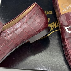 男码+20 ChristinLouboutin/CL26WF新品 复古褶皱英伦乐情侣款福鞋 金属扣自带奢牌锋芒 手工褶皱 男码+20 ChristinLouboutin/CL26WF新品 复古褶皱英伦乐情侣款福鞋 金属扣自带奢牌锋芒 手工褶皱