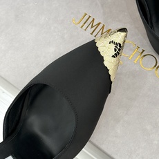 Jimmy Choo/吉米周26WF新品 真丝金属头侧空高跟鞋 真丝缎面贴脚背 金属鞋头凝一抹冷冽光 侧空裁出纤细脚踝 Jimmy Choo/吉米周26WF新品 真丝金属头侧空高跟鞋 真丝缎面贴脚背 金属鞋头凝一抹冷冽光 侧空裁出纤细脚踝