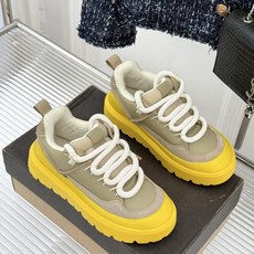 (男码➕10) UGG 26WF新品复古厚底拼色 情侣款系带增高休闲鞋运动鞋 复古拼色质感拉满 厚底增高秒变大长腿 系带 (男码➕10) UGG 26WF新品复古厚底拼色 情侣款系带增高休闲鞋运动鞋 复古拼色质感拉满 厚底增高秒变大长腿 系带