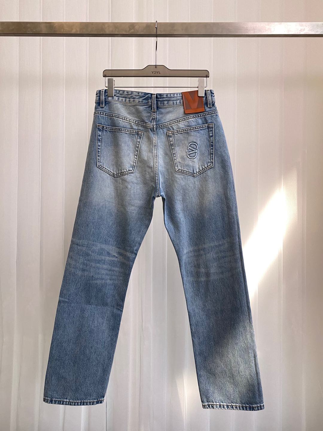 Warren’s Water-Washed Blue Cat Stripes White Man Jeans Review - 图片 6