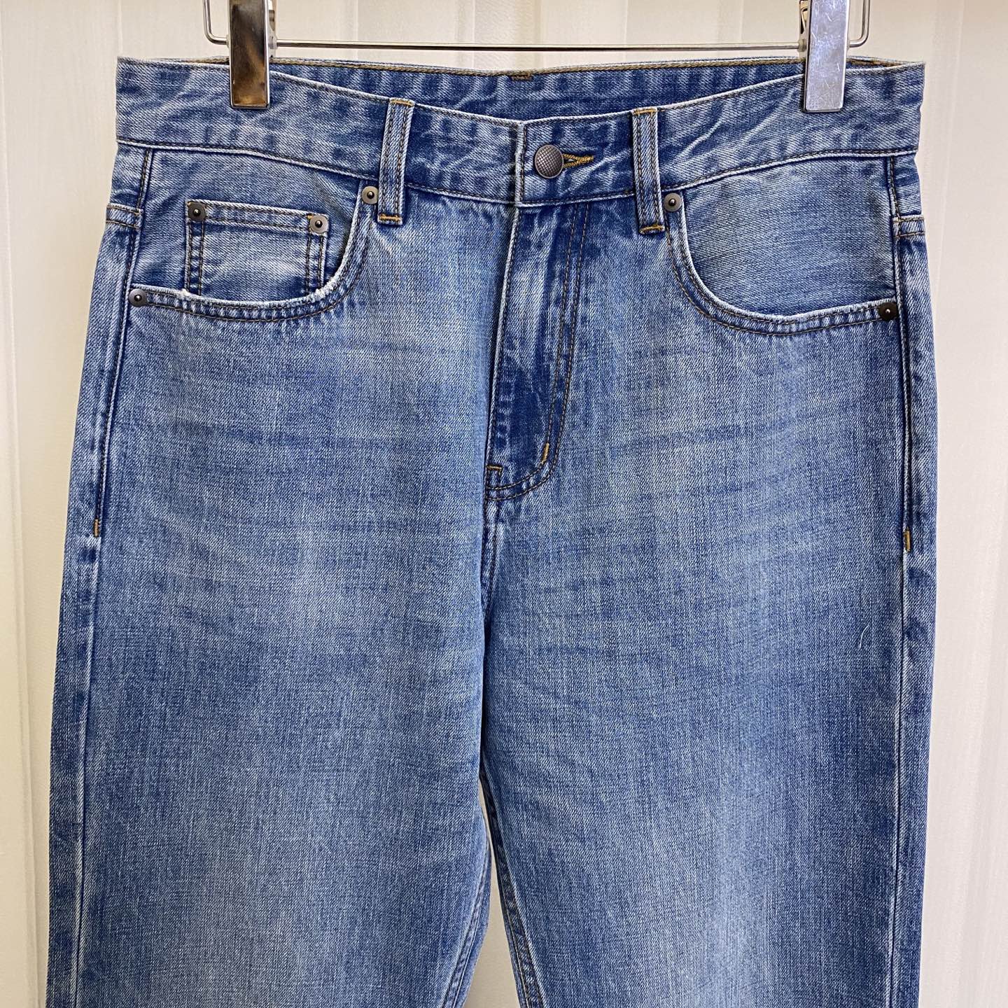 P682 Thin Series Light Blue Man Jeans: 98% Calves, 2% Fashion Hands - 图片 5