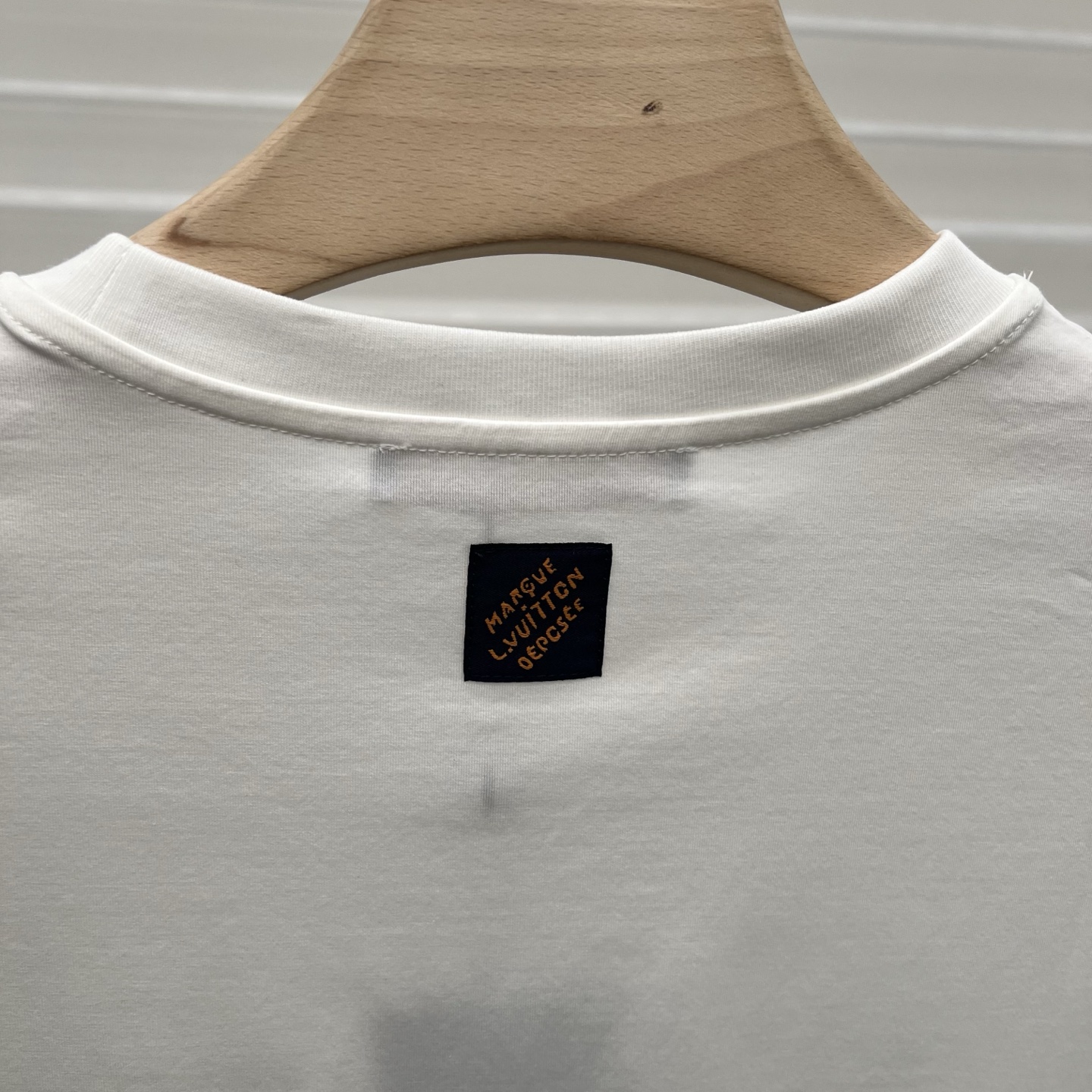 LV Rhinestone Outline Logo Tee