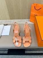 Hermes Shoes Sandals Genuine Leather Fashion