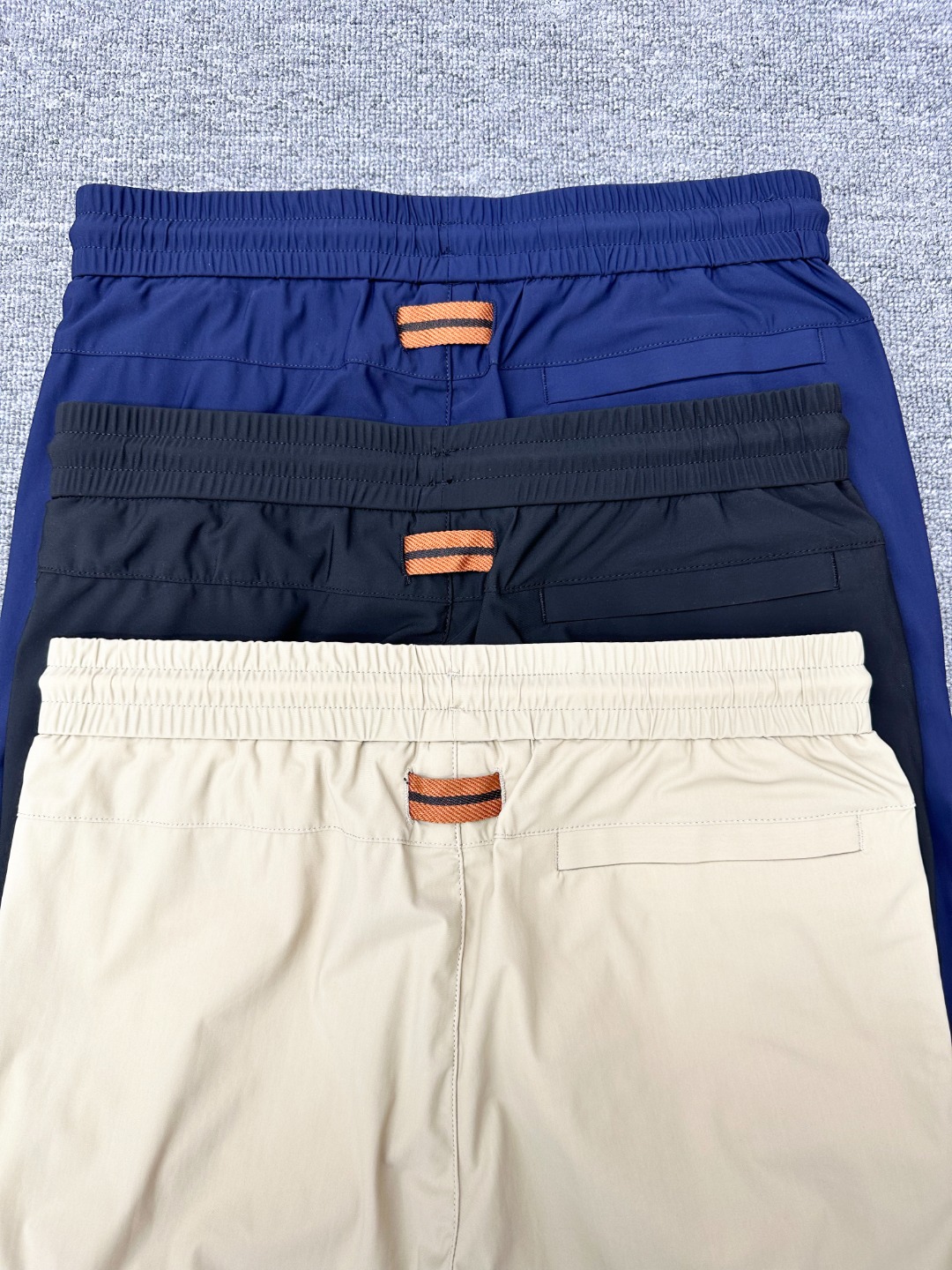 Ermenegildo Zegna Lightweight Cotton Reflective Logo Drawstring Shorts 7 o 1ita7og831ljj18p01qtj149p36g4