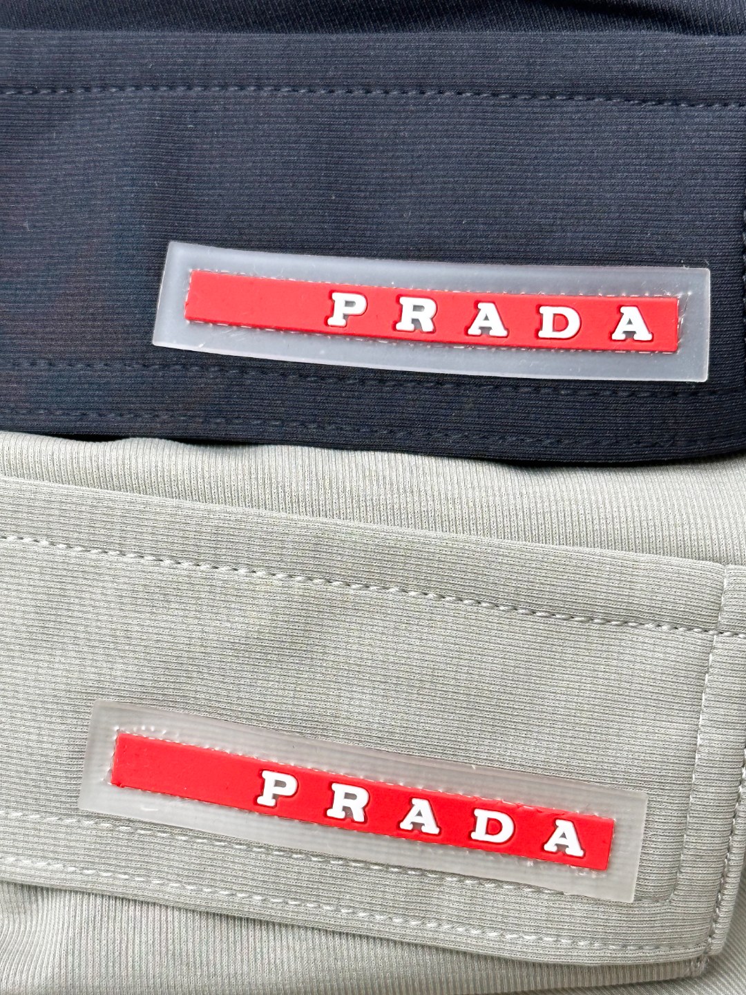 Prada Men's Tech Fabric Drawstring Shorts - Classic Red Logo, Summer Style 9 o 1itmst54mudo121hrm65br18po