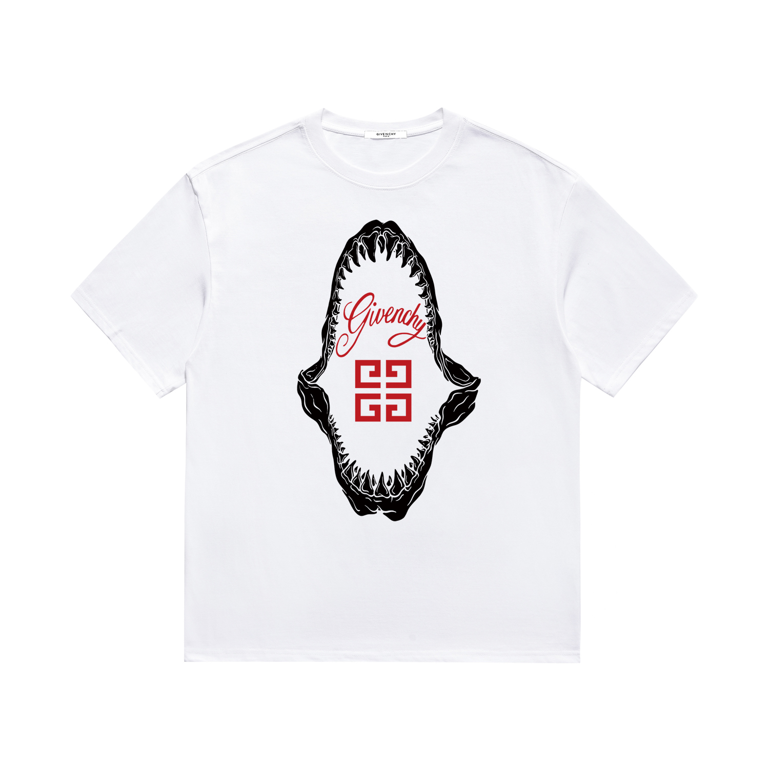 "Alta calidad" GIVENCHY Camiseta oficial de manga corta de Givenchy GVC 2024 nuevo estilo de primavera y verano Impresi…