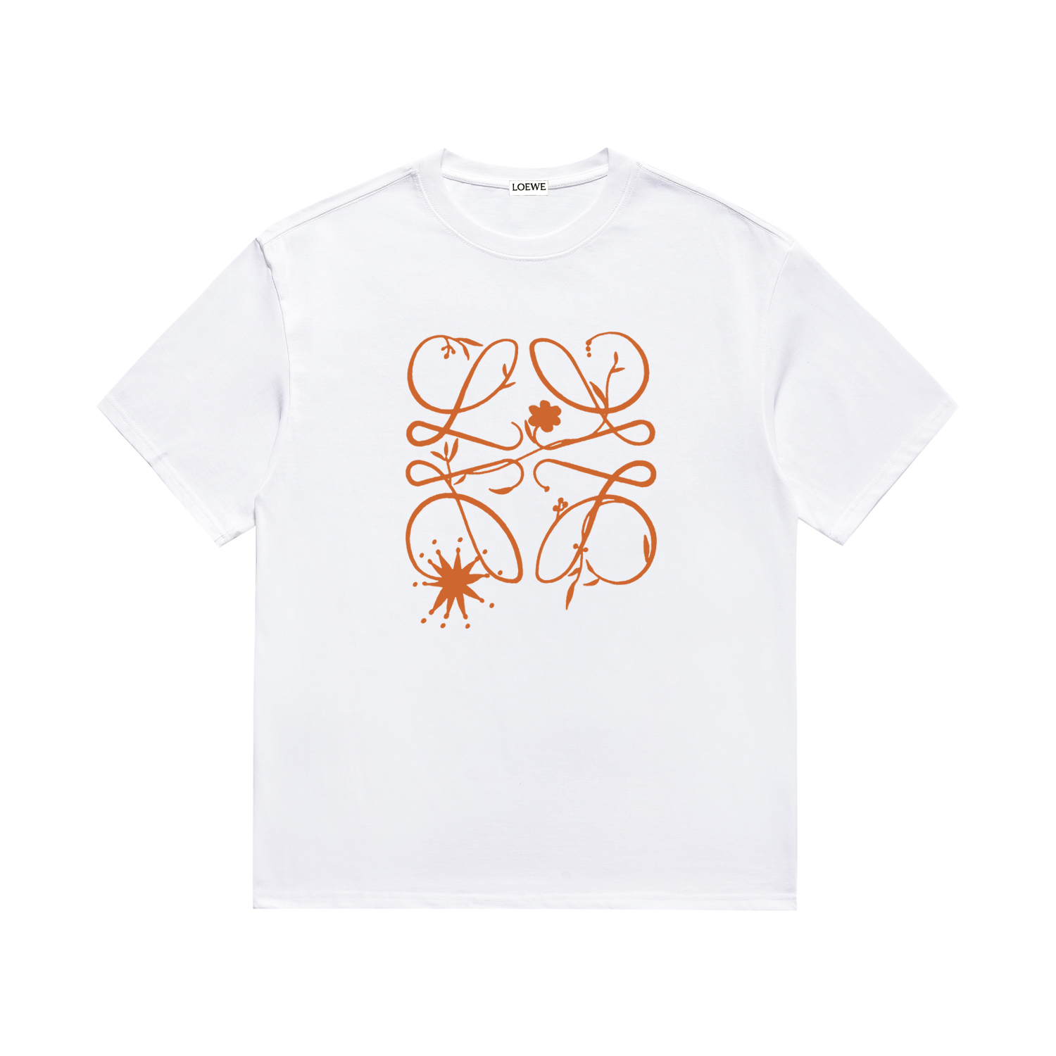 🅿️85 <Alta calidad> LOEWE Loewe mismo modelo oficial, camiseta de manga corta, nuevo modelo primavera-verano 2024, est…