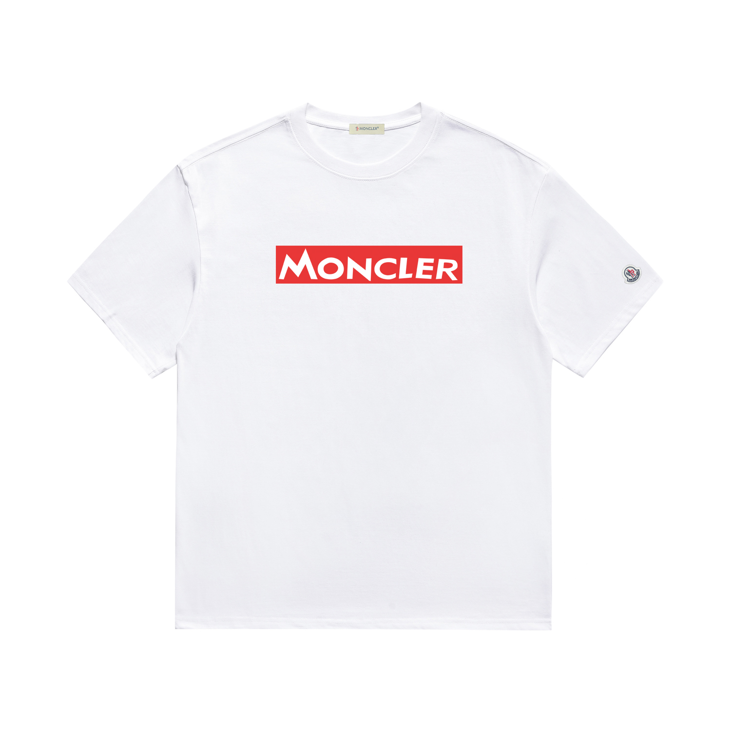 《Alta calidad》 MONCLER Montclair MC oficial mismo estilo camiseta de manga corta 2024 primavera/verano nueva, estampado…