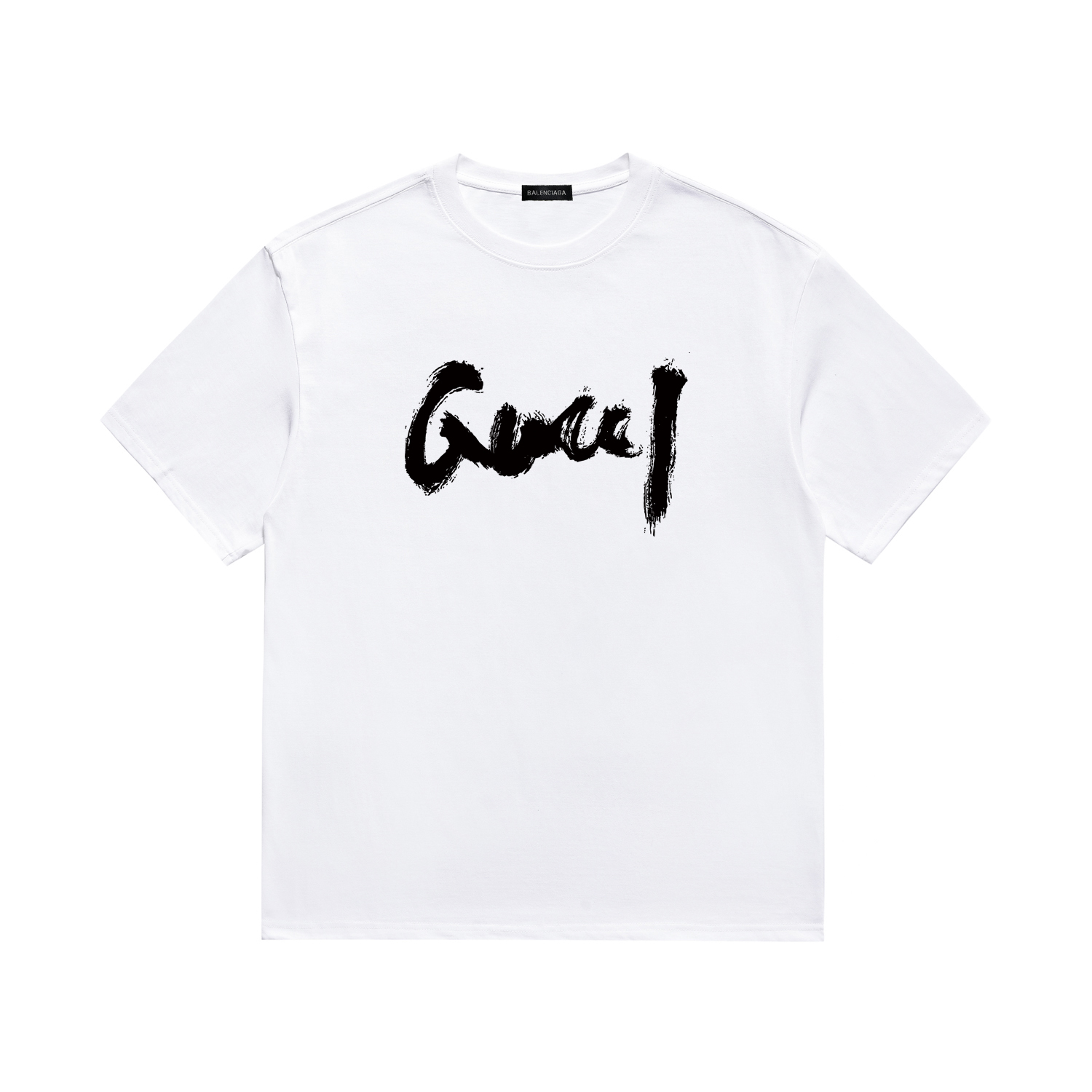 <Alta calidad> BalenciagslaメGUCCI ParísメGucci edición conjunta mismo modelo oficial camiseta de manga corta, nueva temp…