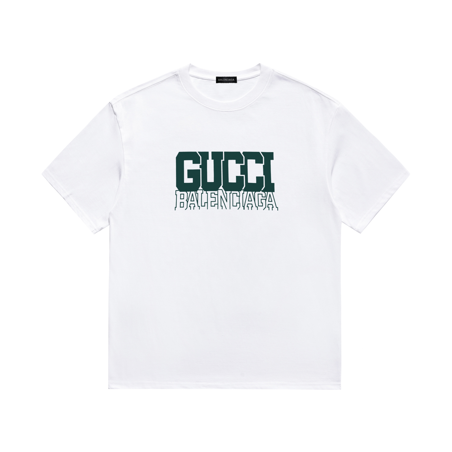<Alta calidad> BalenciagslaメGUCCI ParísメGucci edición conjunta mismo modelo oficial camiseta de manga corta, nueva temp…