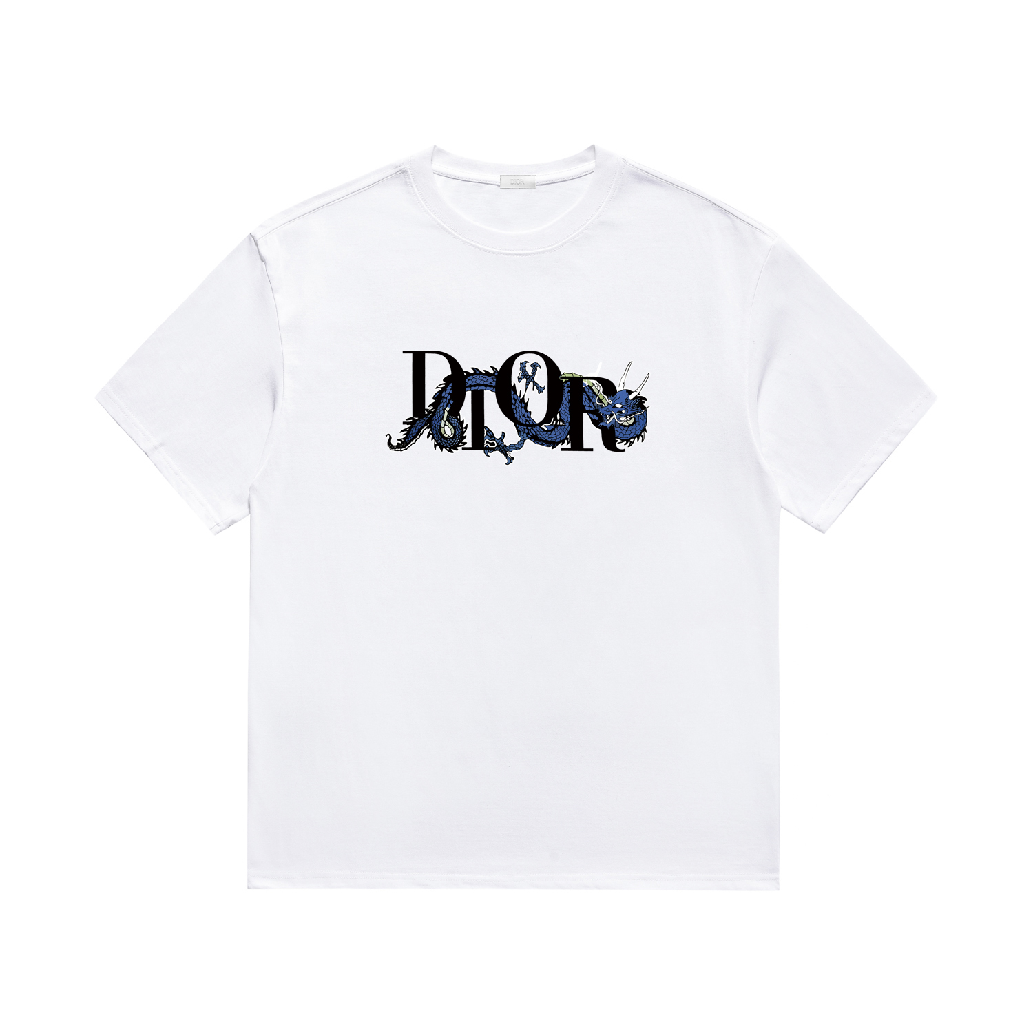 Camiseta de manga corta estilo oficial DIOR Dior CD de "alta calidad" Nuevo estilo de primavera y verano 2024 Impresión…