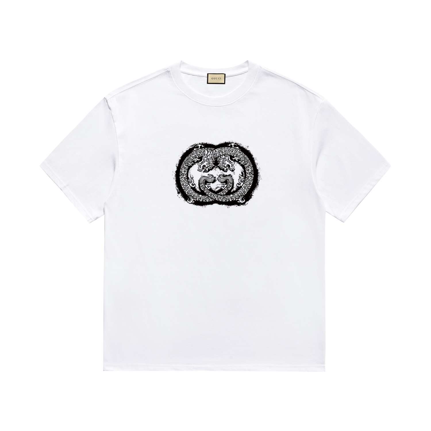 《Alta calidad》 GUCCI Gucci Mismo estilo oficial Camiseta de manga corta Nuevo modelo primavera/verano 2024 Estampado de…