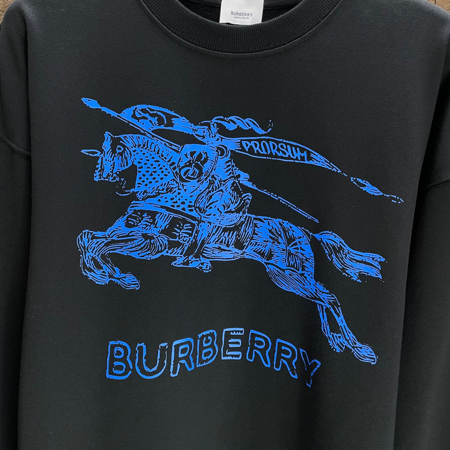 2024 Autumn/Winter New Collection: Round Collar Sweater in Black/White, 400g (SM-XXL) - 图片 5