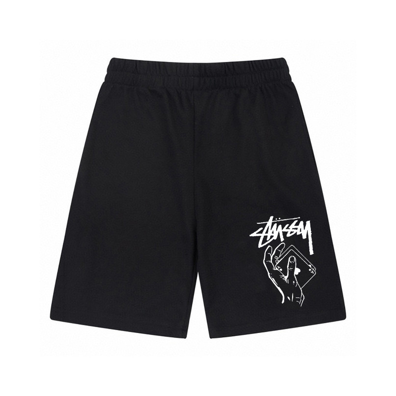 款号XB1042#💰85💰
斯图西stussy 手指扑克侧面基础款短裤
 颜色：黑色 灰色
 尺码：S-XXL（尺码表在图9）
克重：380克