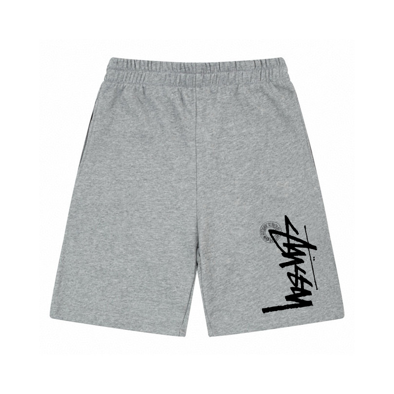 款号XB1044#💰85💰
斯图西stussy 侧面大logo侧面基础款短裤
 颜色：黑色 灰色
 尺码：S-XXL（尺码表在图9）
克重：380克