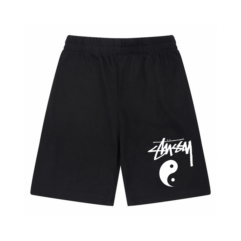 款号XB1045#💰85💰
斯图西stussy 太极侧面基础款短裤
 颜色：黑色 灰色
 尺码：S-XXL（尺码表在图9）
克重：380克