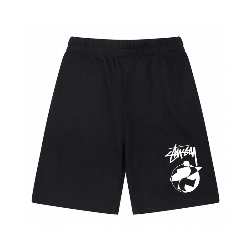 款号XB1047#💰85💰
斯图西stussy 冲浪小人基础款短裤
 颜色：黑色 灰色
 尺码：S-XXL（尺码表在图9）
克重：380克