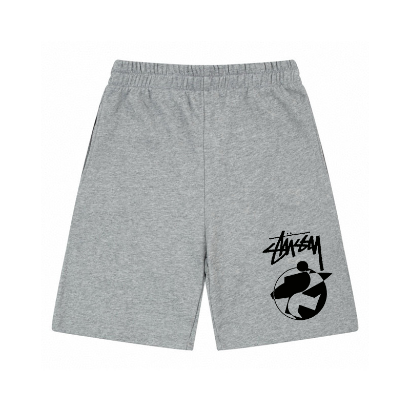 款号XB1047#💰85💰
斯图西stussy 冲浪小人基础款短裤
 颜色：黑色 灰色
 尺码：S-XXL（尺码表在图9）
克重：380克