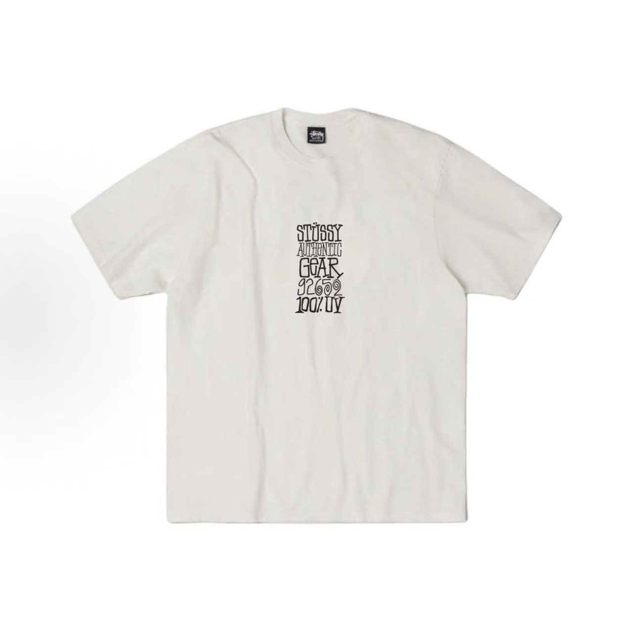 STUSSY斯图西 SS26 字母印花短袖t恤男女同款 230克纯棉圆筒布版型 两侧面不带缝线 正确版本与正品相同。区别市场通货。 颜色：白色 黑色 墨绿色 深雾蓝 尺码：S -XXL S 肩宽48 胸围54 衣长70…
